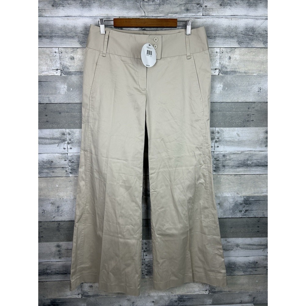 BCBGeneration Women's Oatmeal Wide Leg Pants 10